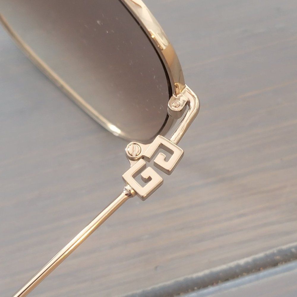 Givenchy GV-7195-S - J5G/JL Unisex Gold Metal Frame Brown Gradient Sunglasses - Picture 11 of 12